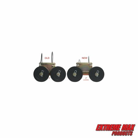 Extreme Max Extreme Max 5800.0203 Power Wheels Drivable Snowmobile Dollies - Wide 5800.0203